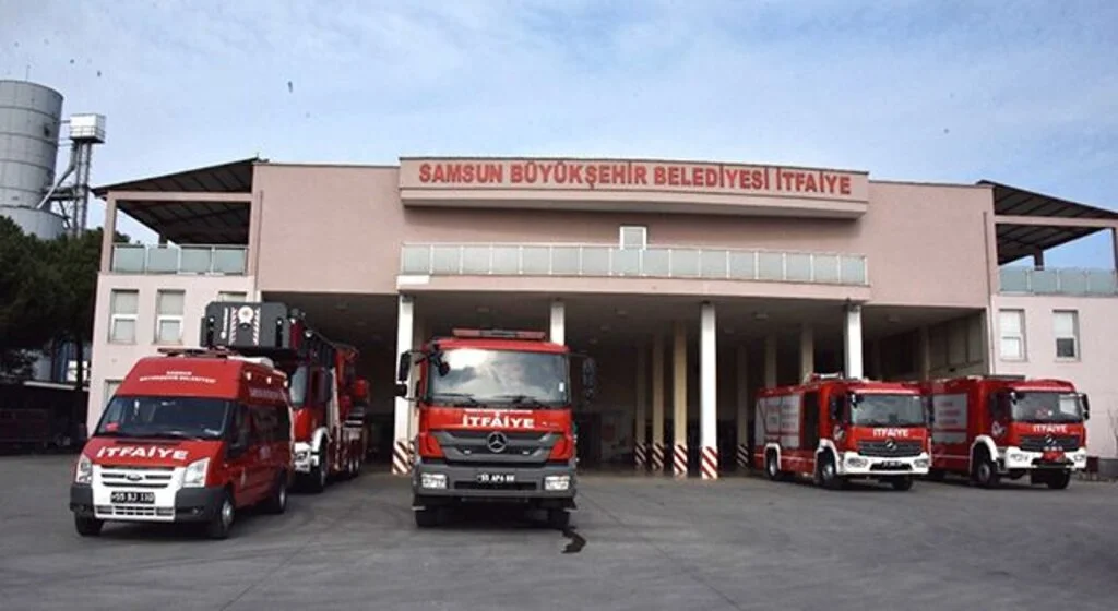 Samsun İtfaiyesinden Yangına 6 dakikada müdahale
