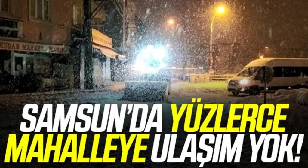 Samsun kara teslim