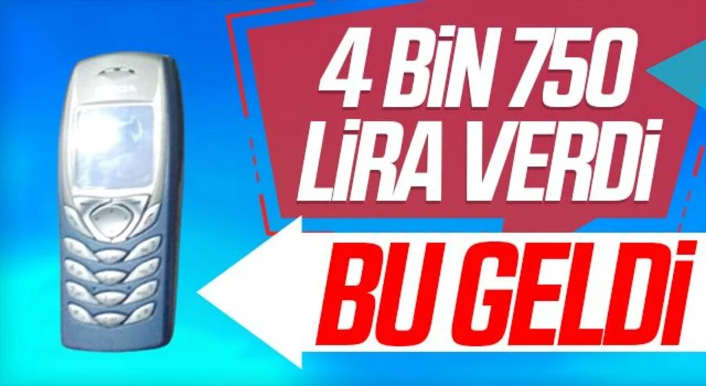Samsun'da 4 bin 750 liraya telefon sipariş verdi, 250 liralık tuşlu telefon gönderildi