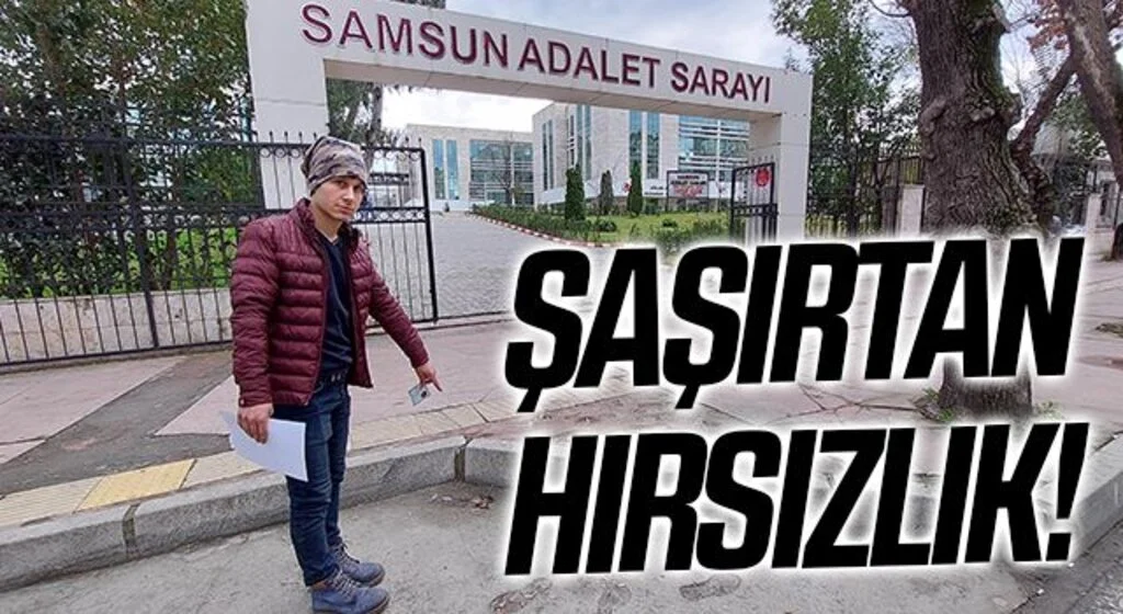 Samsun'da Adliye önünde bisikleti çalındı