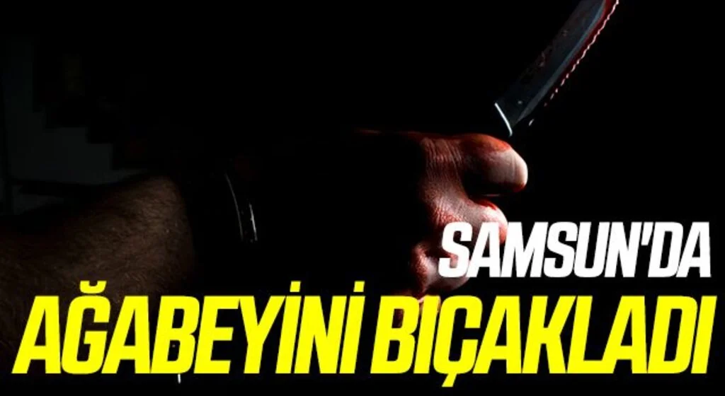 Samsun'da Ağabeyini bıçakladı