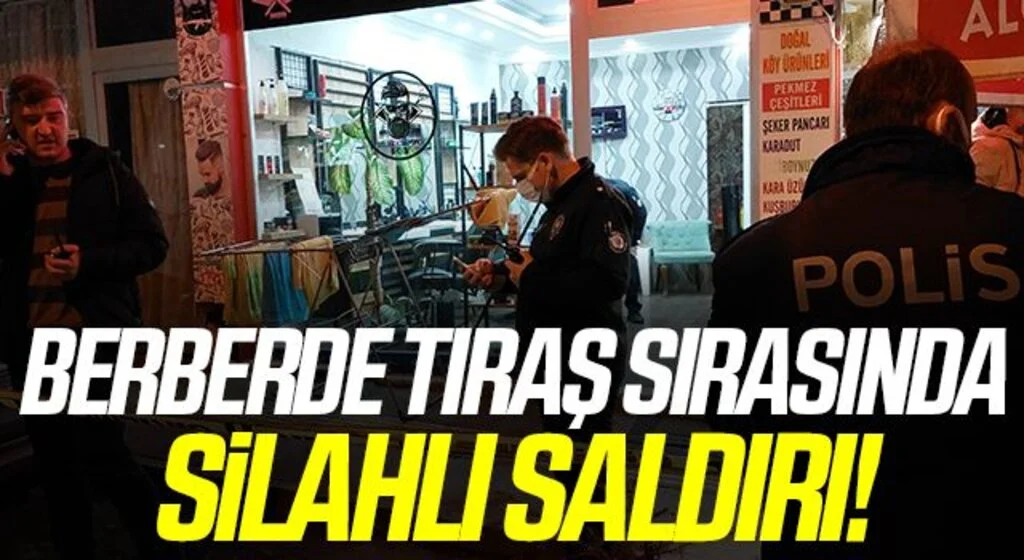 Samsun'da Berberde tıraş olmak için sıra beklerken silahlı saldırıda yaralandı
