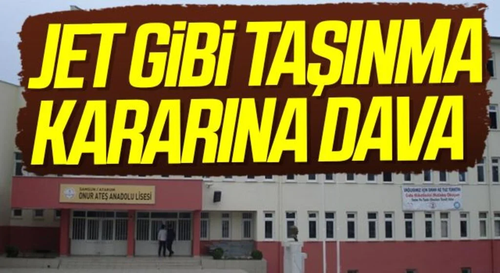 Samsun'da Jet Gibi Taşınma Kararına Dava