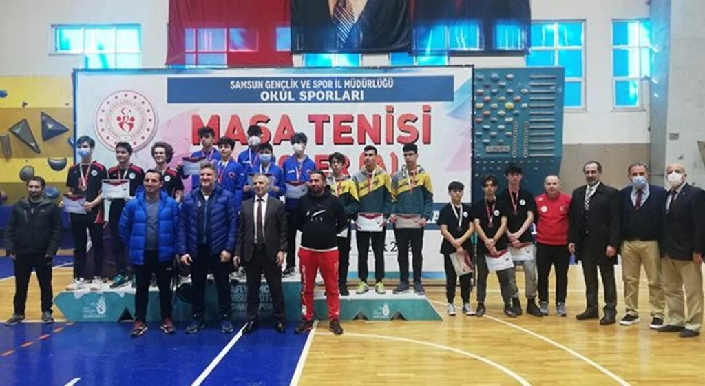 Samsun'da Masa Tenisi Grup Maçları Sona Erdi