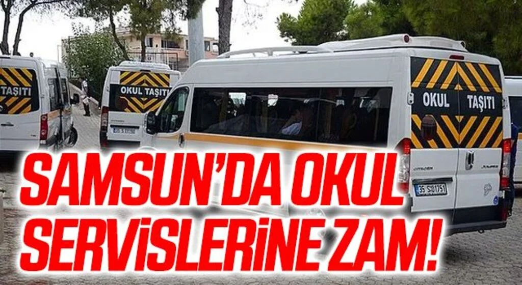Samsun'da Okul Servislerine 'Ara Zam'