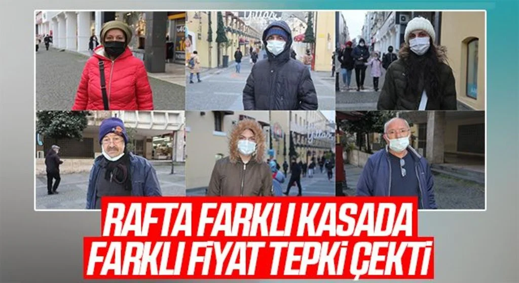Samsun'da Rafta farklı kasada farklı fiyat tepki çekti