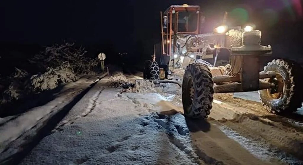 Samsun'da şaşırtan kar manzaraları