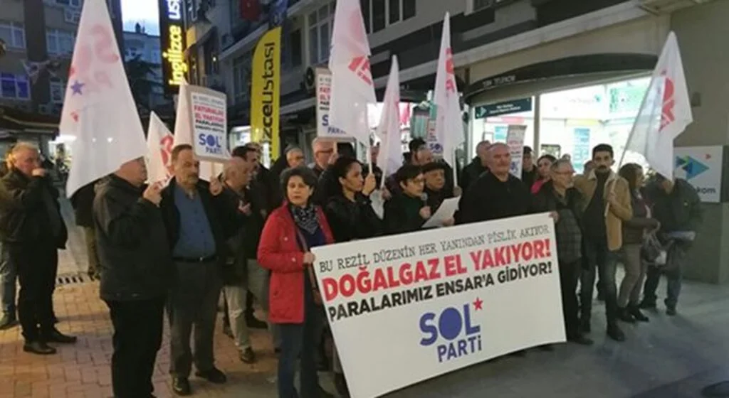 Samsun'da Sol Parti'den zamlara tepki