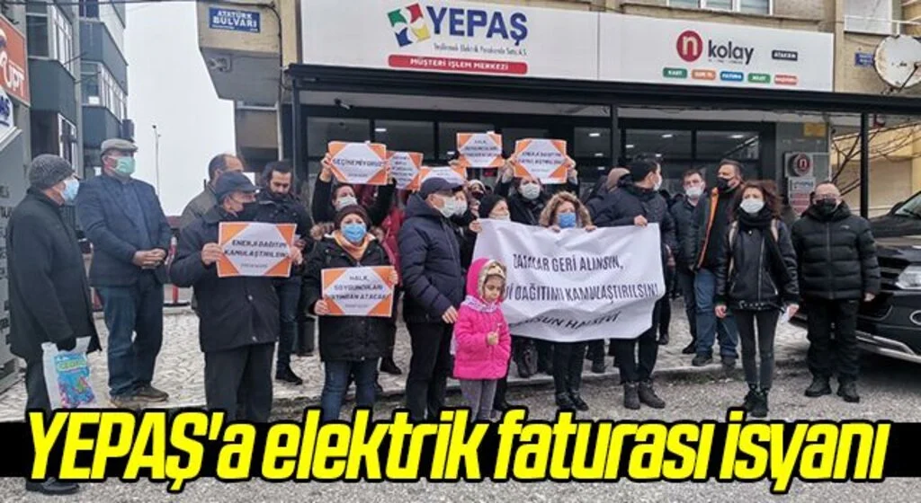 Samsun'da YEPAŞ'a elektrik faturası isyanı