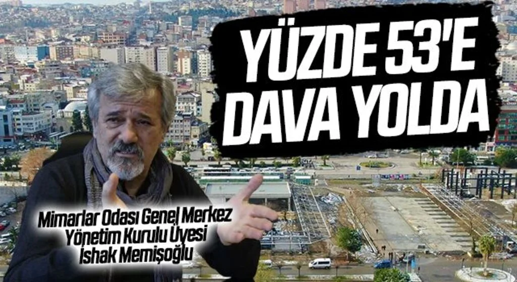 Samsun'da Yüzde 53'e Dava Yolda