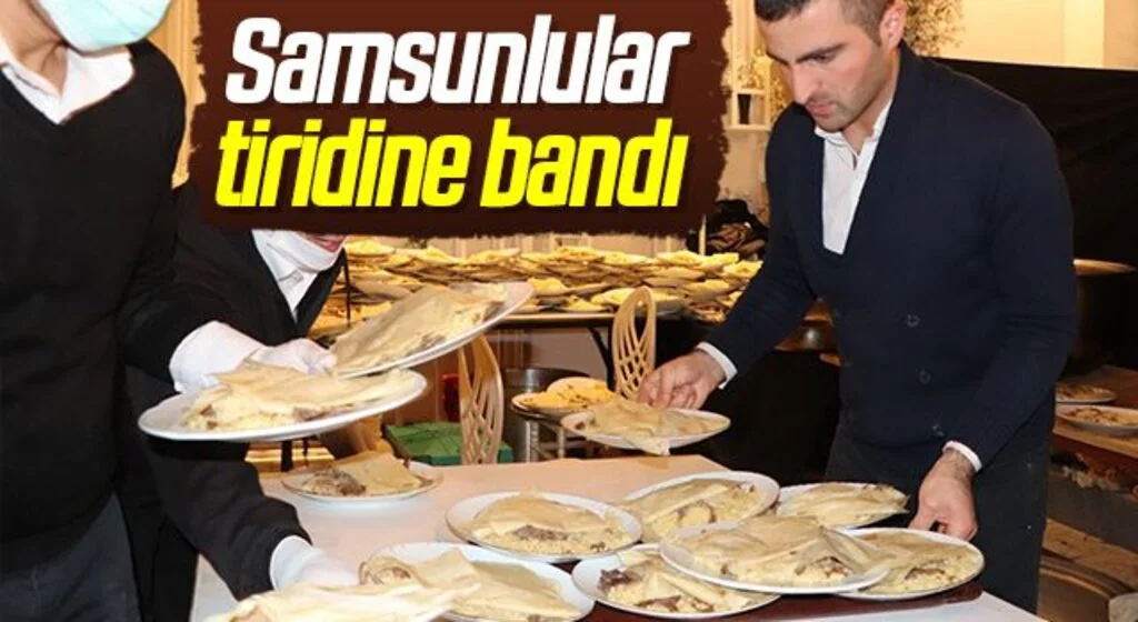Samsunlular tiridine bandı