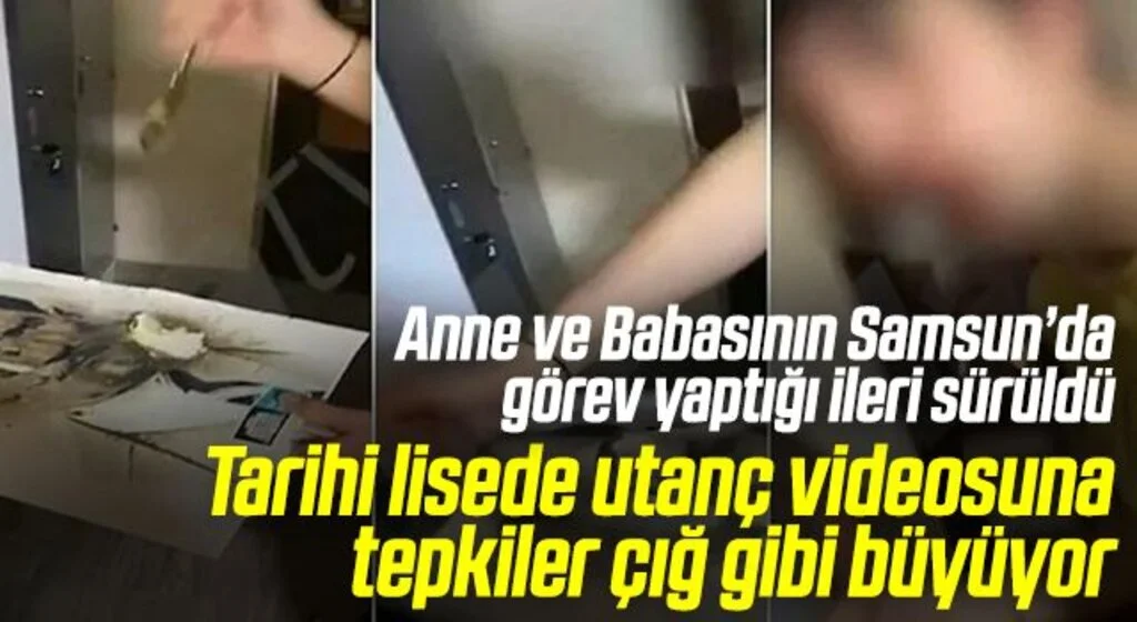 Tarihi lisede utanç videosuna tepkiler çığ gibi büyüyor