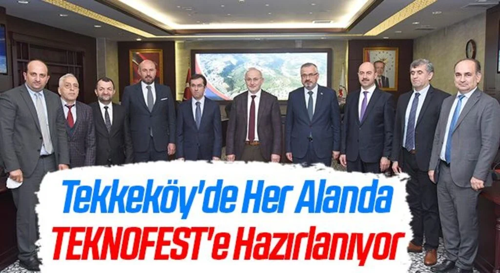 Tekkeköy'de Her Alanda TEKNOFEST'e Hazırlanıyor
