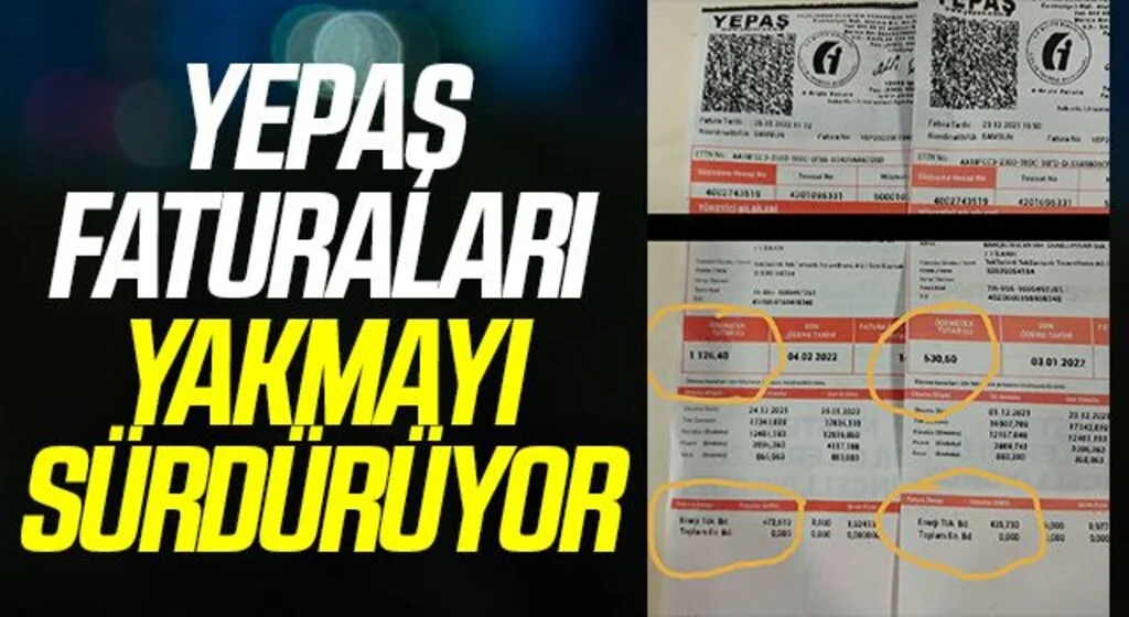 YEPAŞ faturaları yakmayı sürdürüyor