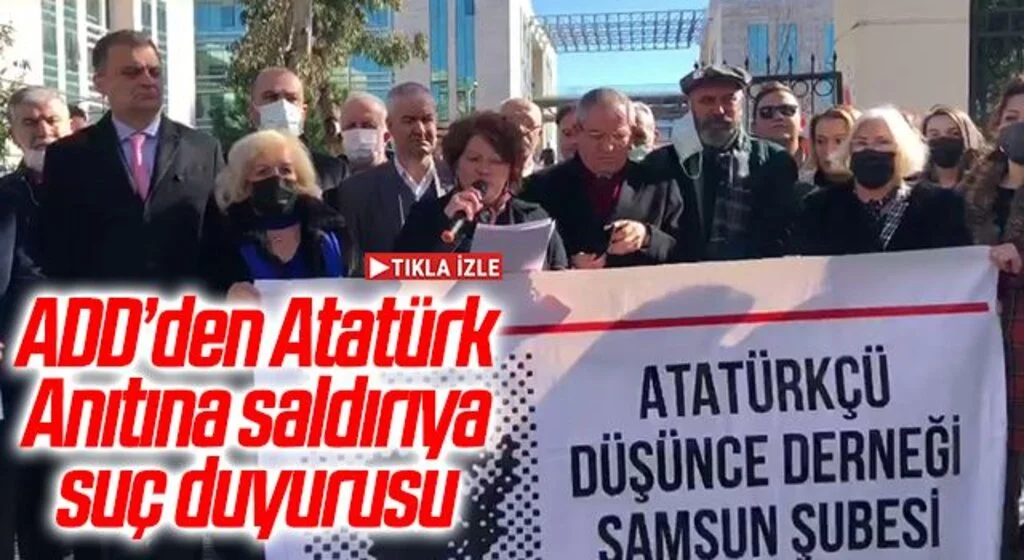 ADD’den Atatürk Anıtına saldıran 2 kişi hakkında suç duyurusu