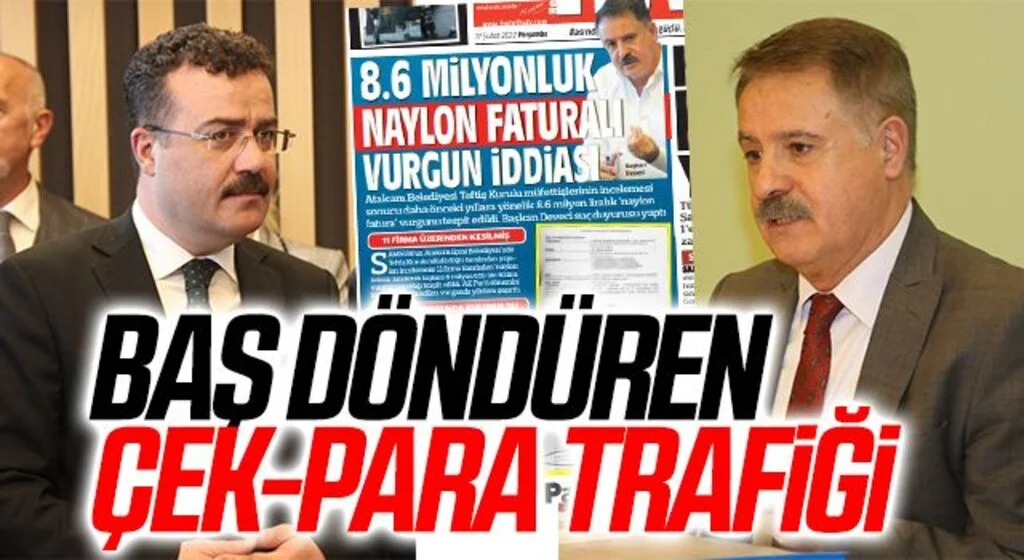 Atakum İmar İnşaat Şirketi'nde BAŞ DÖNDÜREN ÇEK-PARA TRAFİĞİ