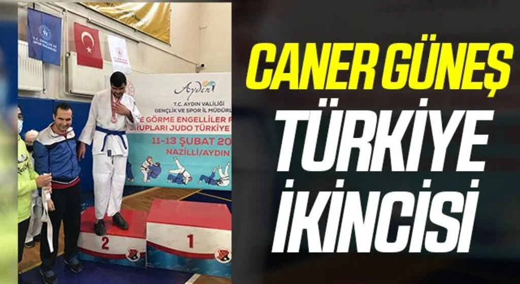 Caner Güneş Türkiye İkincisi Oldu