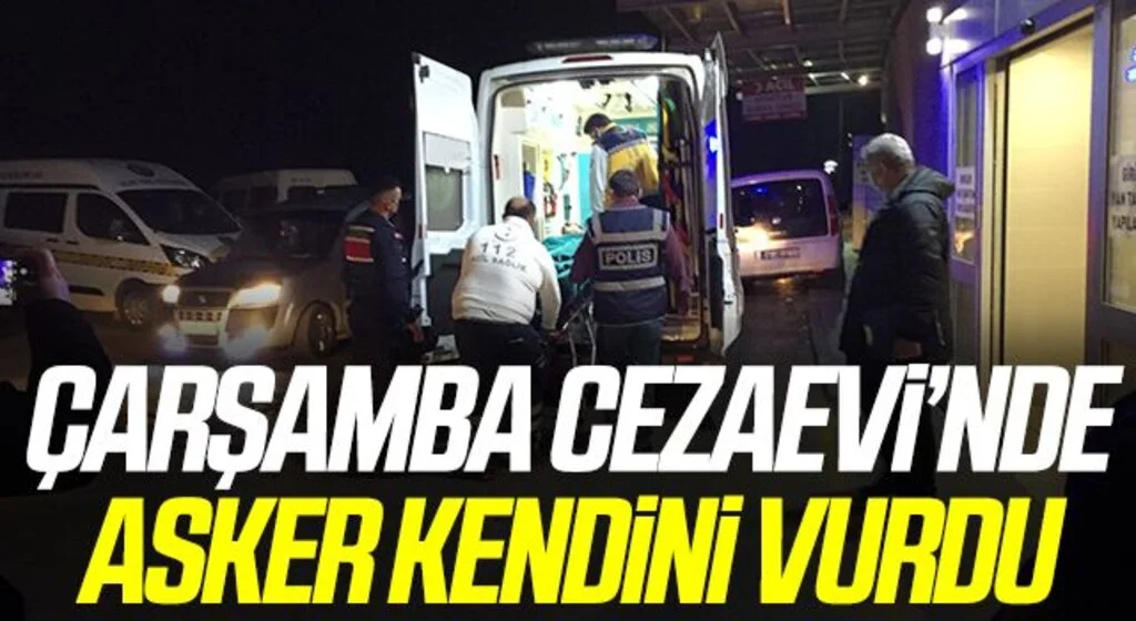 Çarşamba Cezaevi’nde Asker Kendini Vurdu