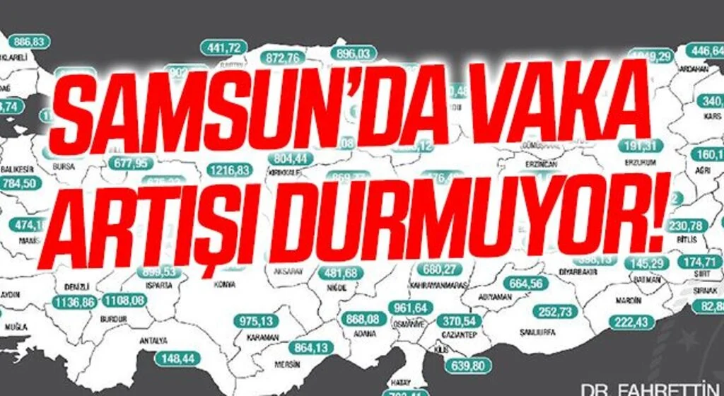 Fahrettin Koca, illere göre haftalık vaka sayısını paylaştı