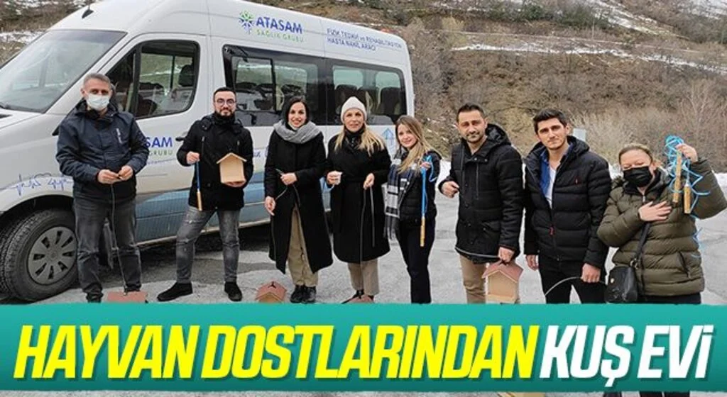 Hayvan dostlarından kuş evi