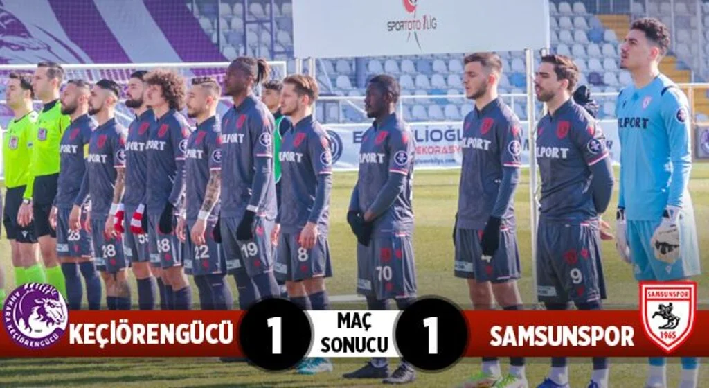 Keçiörengücü: 1  - Samsunspor: 1 (Maç Sonucu)
