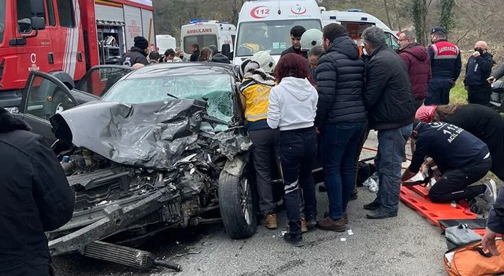 Ordu'da Feci kaza iki can aldı