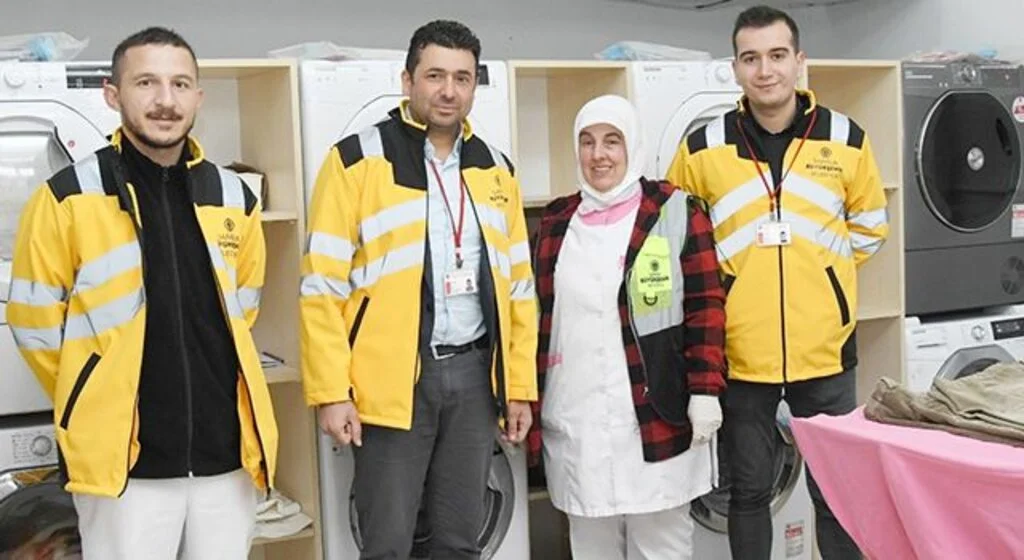 Samsun Büyükşehir belediyesi ücretsiz çamaşırhaneyi hizmete aldı