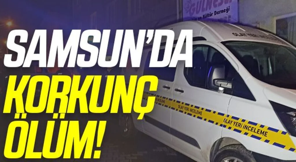 Samsun'da ev yangını: 1 ölü