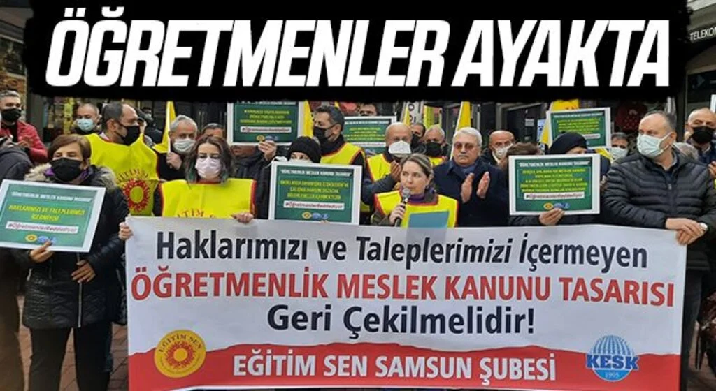 Samsun'da Öğretmenler Ayakta!