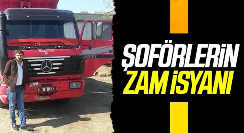 Samsun'da Şoförlerin zam isyanı 