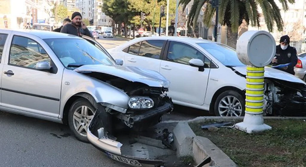 Samsun'da trafik kazası: 2 yaralı
