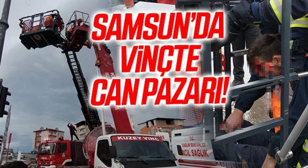 Samsun'da Vinçte can pazarı: 1'i ağır 2 işçi yaralı