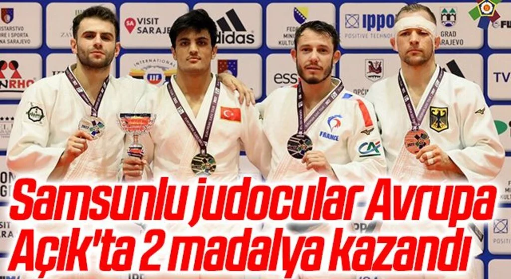 Samsunlu judocular Avrupa Açık'ta 2 madalya kazandı