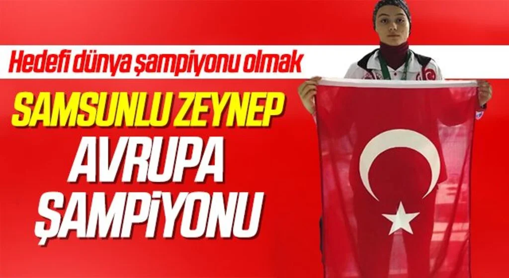 Samsunlu Zeynep, muay thai Avrupa şampiyonu oldu