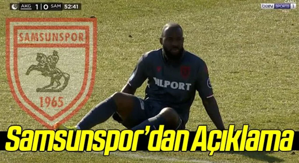 Samsunspor'dan Junior Tallo Açıklaması! Ne Zaman Geri Dönecek?
