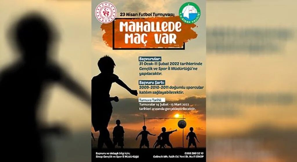 Sinop'ta Minikler Futbola Doyacak