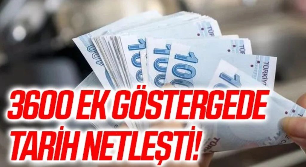 Son dakika: 3600 ek göstergede tarih belli oldu!