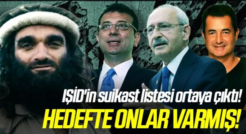 SON DAKİKA | El Türki itiraf etti: IŞİD'in suikast listesi ortaya çıktı! Hedefte Kılıçdaroğlu, Ekrem İmamoğlu ve Acun Ilıcalı vardı...