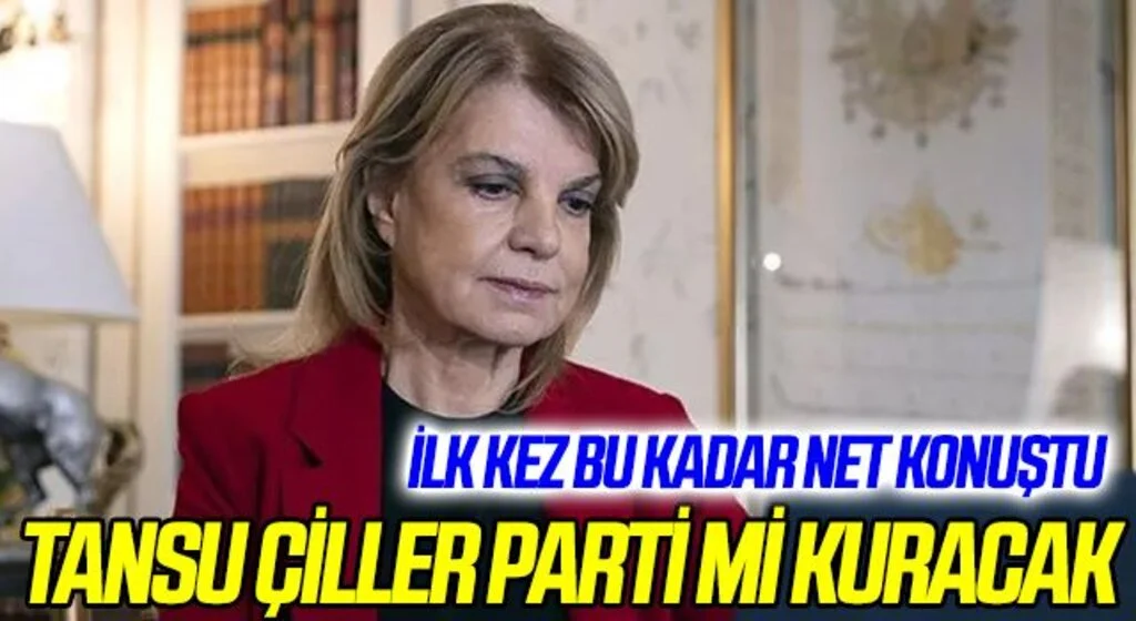 Tansu Çiller parti kuracak mı? İlk kez bu kadar net konuştu! Dikkat çeken sözler: "Merkez sağda yeni oluşum lazım"