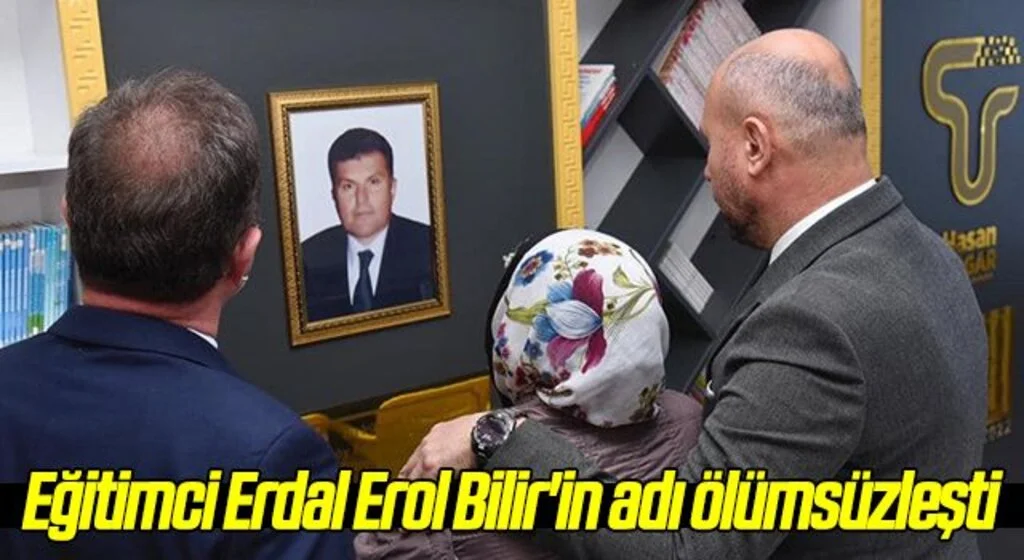 Tekkeköy'de Eğitimci Erdal Erol Bilir'in adı ölümsüzleşti 