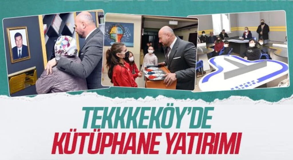 Tekkkeköy’de kütüphane yatırımı