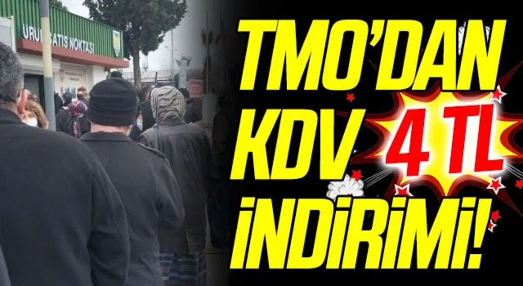 TMO’dan KDV İndirimi!