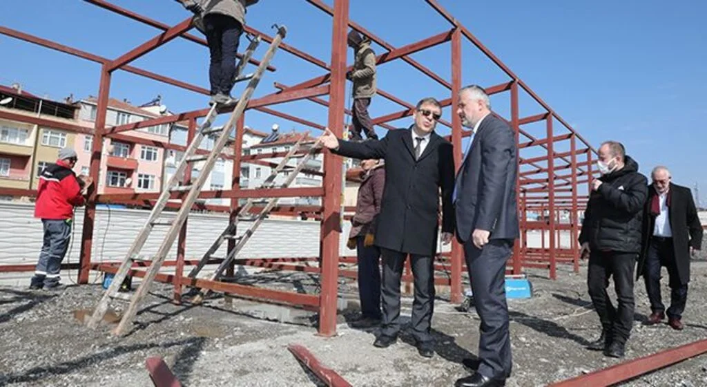 1. Sınıf Atık Getirme Merkezi’nin temel imalatı bitti