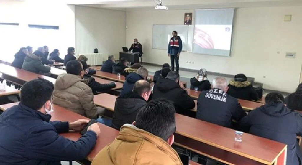 410 özel güvenlik personeline eğitim