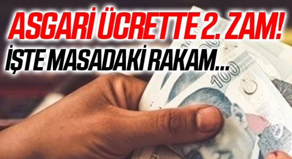 Asgari ücrete ikinci zamda yeni detaylar! Tarih netleşiyor, işte masadaki rakam...