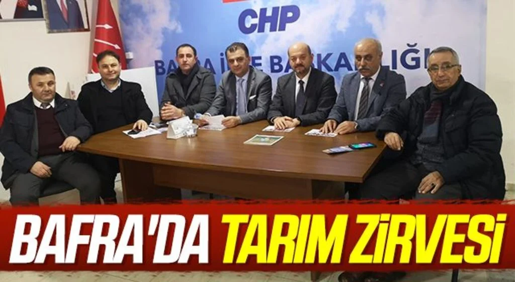Bafra'da tarım zirvesi