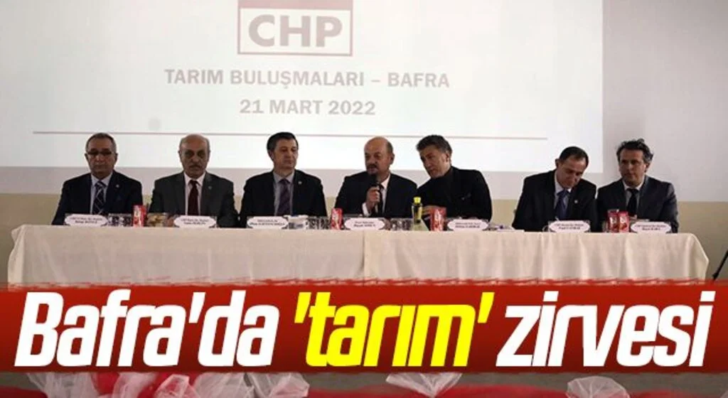 Bafra'da 'tarım' zirvesi