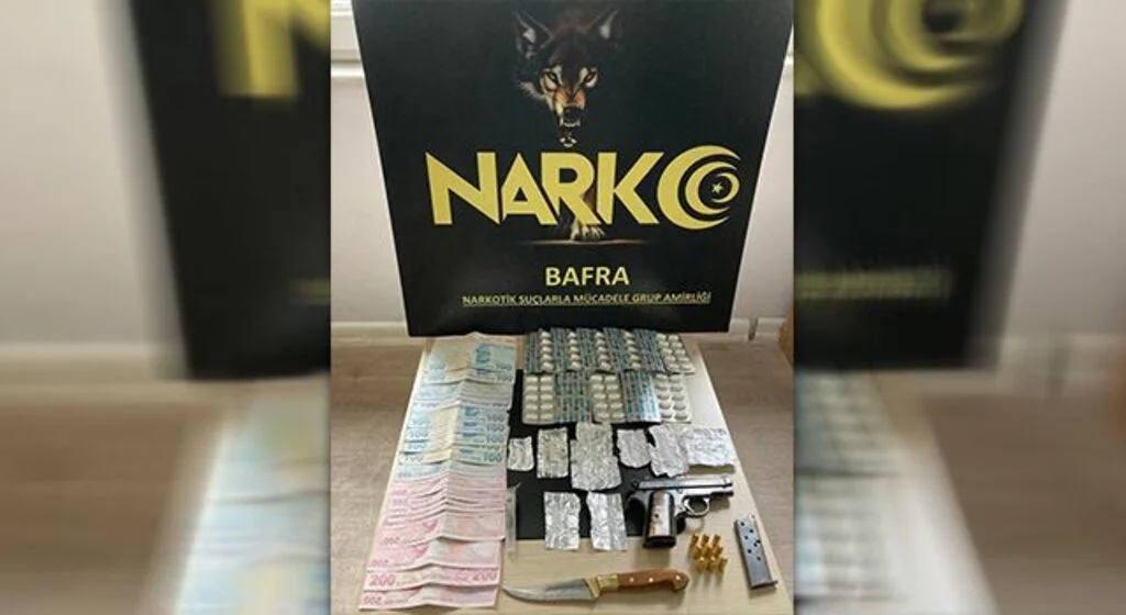 Bafra'da uyuşturucu operasyonu: 1 tutuklama