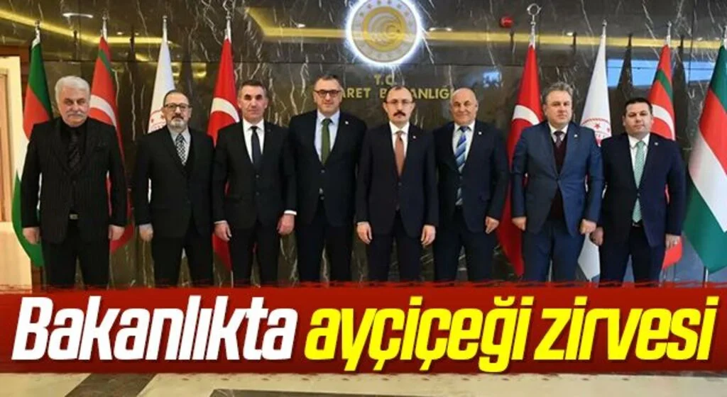 Bakanlıkta ayçiçeği zirvesi