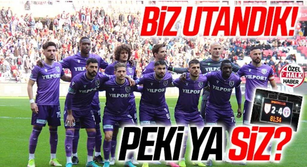 BİZ UTANDIK PEKİ YA SİZ? Samsunspor: 2 Menemenspor: 4
